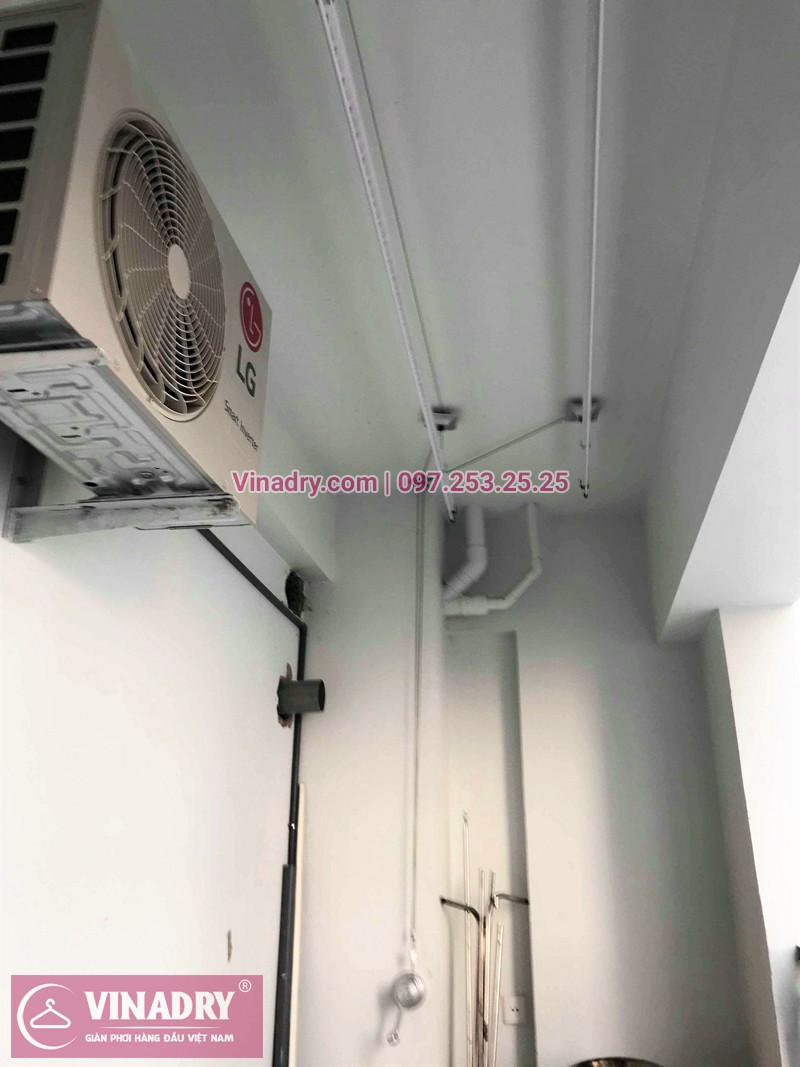 Lắp giàn phơi Hà Đông nhà chị Thành ở chung cư CT3 Xa La Lắp giàn phơi Hà Đông nhà chị Thành ở chung cư CT3 Xa La