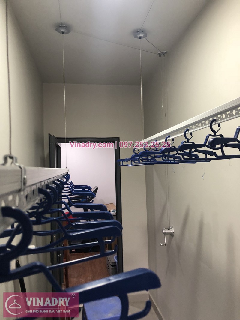 Lắp giàn phơi quần áo chung cư Ngoại Giao Đoàn nhà anh Vũ ở N3-T3A