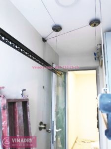 Lắp giàn phơi thông minh mẫu mới 2019 tại chung cư Hòa Phát Tân Mai - 02