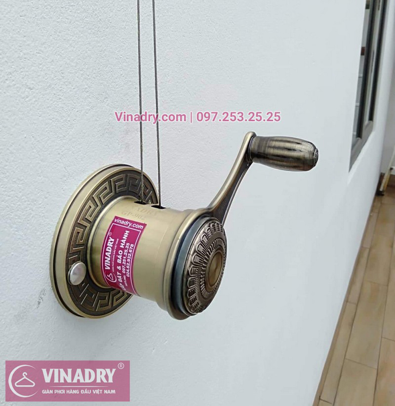 Sản phẩm giàn phơi đồ do Vinadry phân phối luôn có tem bảo hành chính hãng