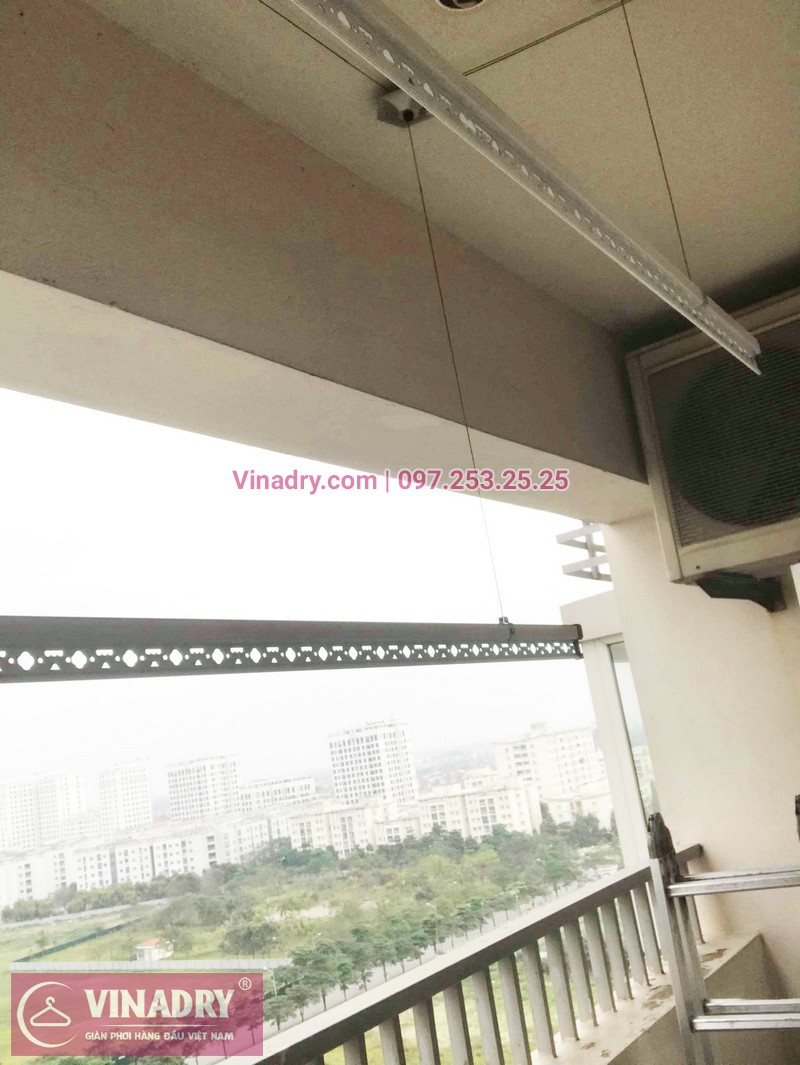 Vinadry sửa giàn phơi thông minh tại KĐT Việt Hưng nhà anh Phú, tòa CT20C - 02