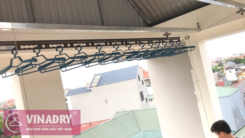 Sức hút của giàn phơi Vinadry GP941 qua bộ ảnh thực tế lắp tại Đình Xuyên, Gia Lâm