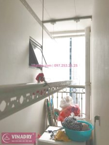 Vinadry hướng dẫn sửa giàn phơi thông minh khi dây cáp bị rối tại chung cư Vinhomes Nguyễn Chí Thanh