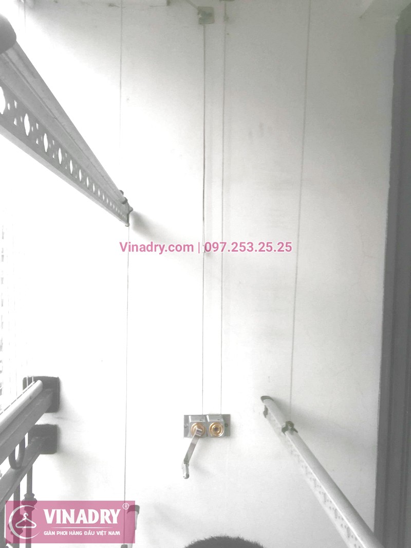 Viandry sửa giàn phơi thông minh, thay dây cáp trong ngày nhanh nhất tại căn 2104 T9 Times City