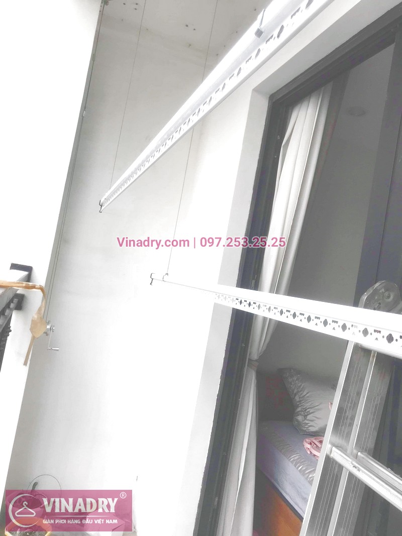 [Vinadry] Sửa chữa giàn phơi thông minh, thay dây cáp nhanh nhất Hà Nội tại căn hộ 2109 Times City
