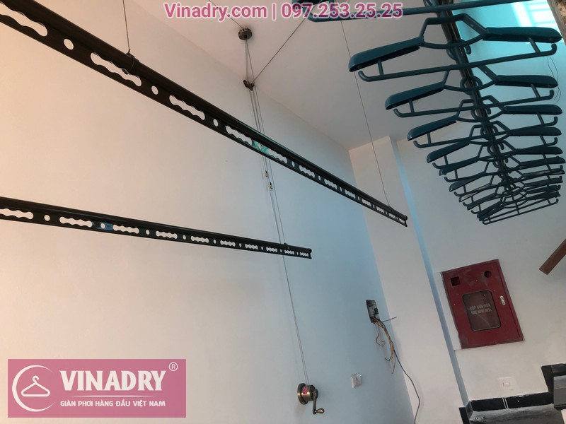 Vinadry lắp 2 bộ giàn phơi thông minh GP941 tại Đông Anh cho nhà anh Pháp 06